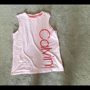 Girls Calvin Klein workout top